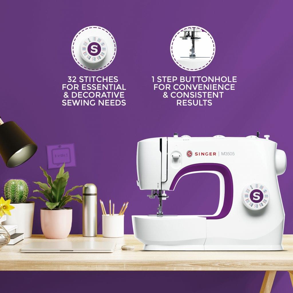SINGER FASHION MAKER M3505 SEWING MACHINE (32 STITCHES)