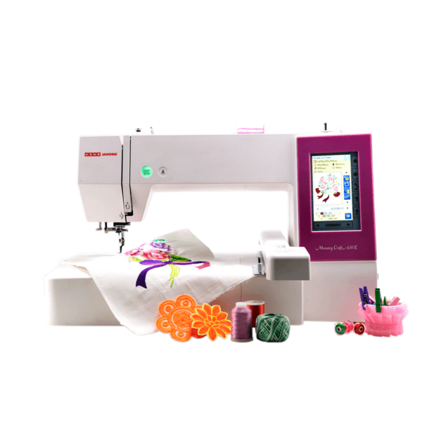 Usha Computerized Embroidery Sewing Machine - MC 450E with Digitizer Jr