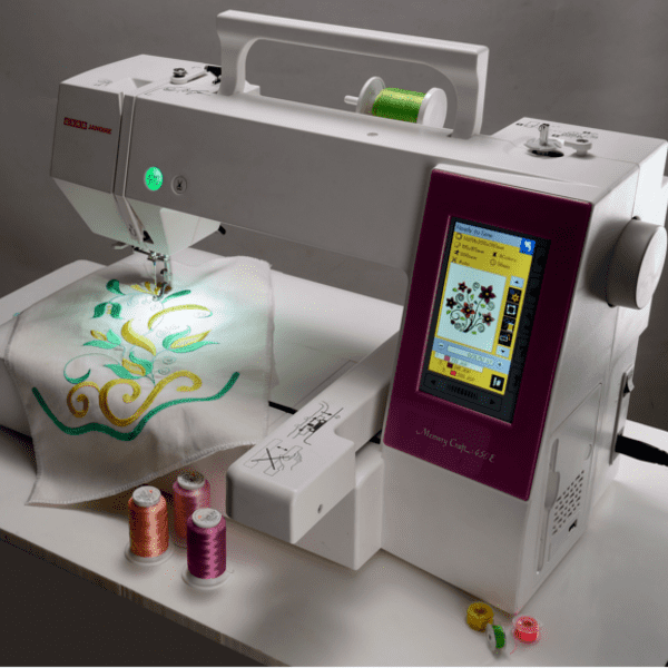 Usha Computerized Embroidery Sewing Machine - MC 450E with Digitizer Jr